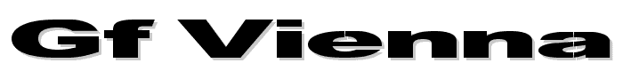 GF Vienna heavy font